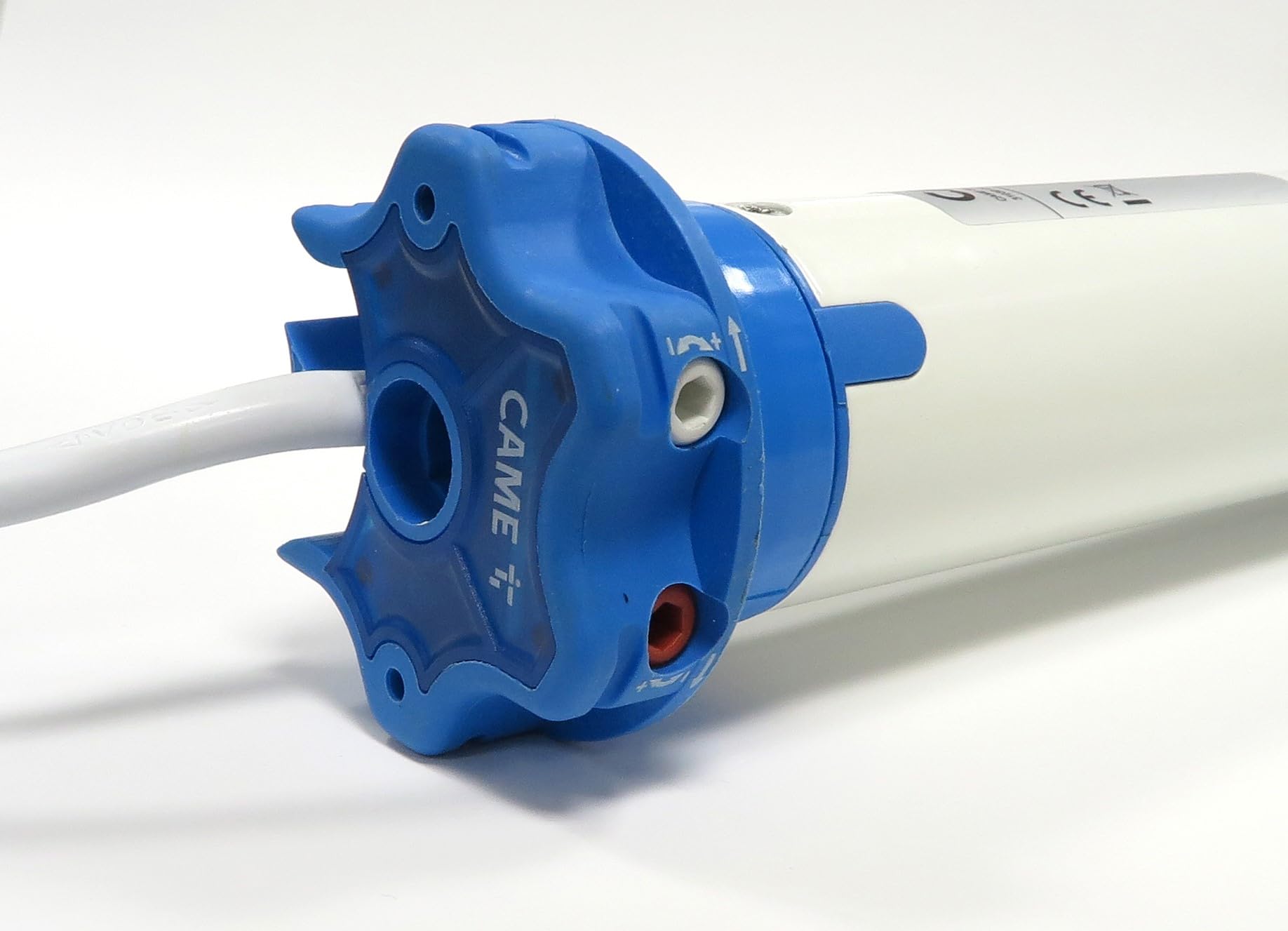 CAME MOS 5 Rohrmotor Ø 45 – 230 V AC, 30 Nm Drehmoment, Mechanischer Endschalter, Sternkopf, Für Markisen & Rollläden, Zuglast Bis 55 Kg