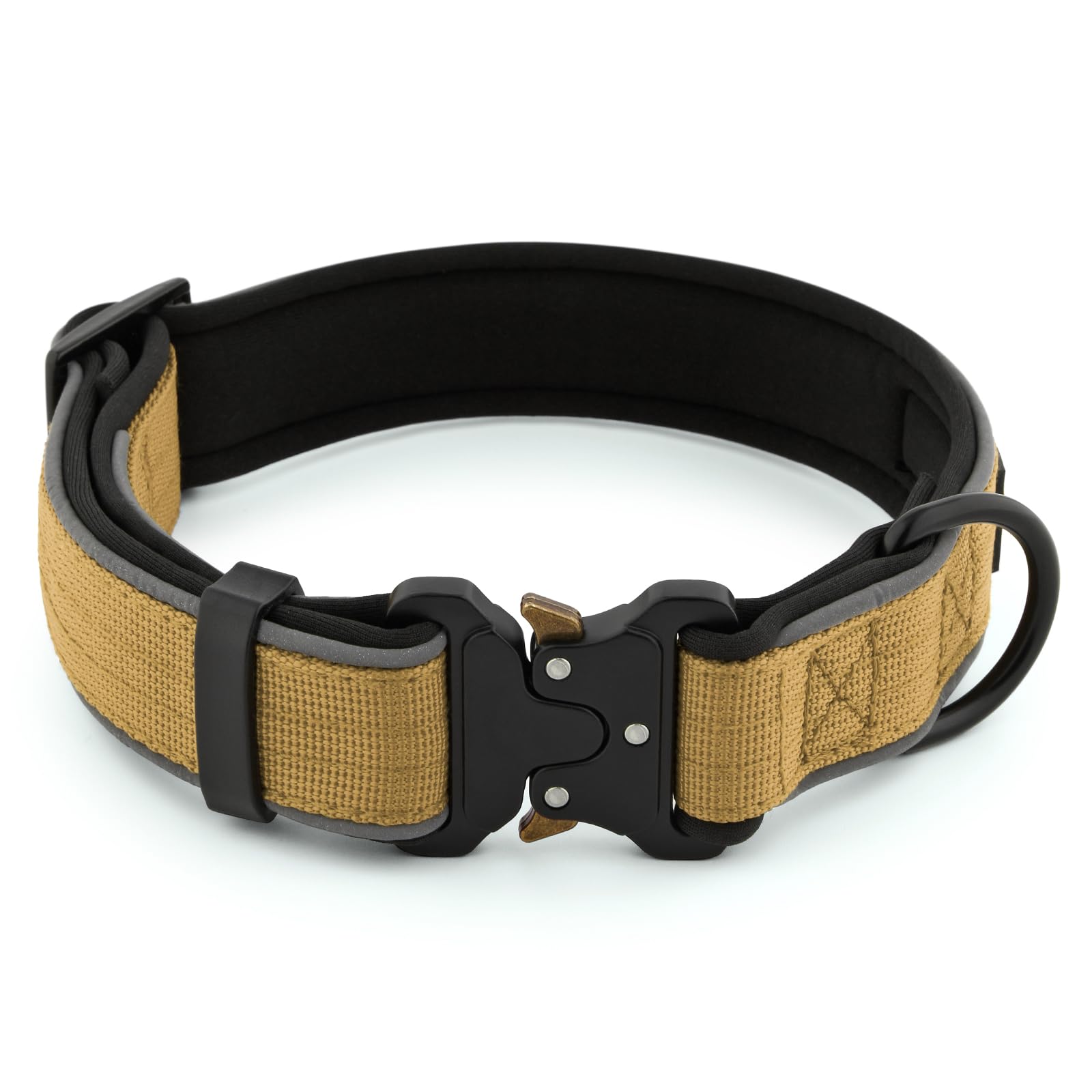 Plutus Pet Tactical Dog Collar, Reflective, Adjustable Heavy Duty Dog Collar, Soft Padded and Comfortable - Image 2
