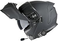 Vista 15 de 1Storm Casco modular de motocicleta para calle con doble visera abatible, protección solar de cara completa HJK920