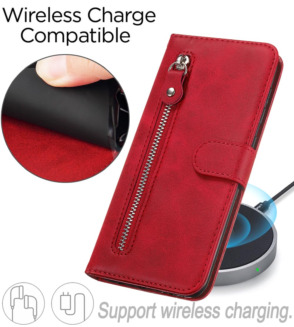 GAPlus Custodia A Portafoglio In Pelle Per Motorola Moto Edge 50 Ultra 5G - Con Supporto E Chiusura Magnetica - 4