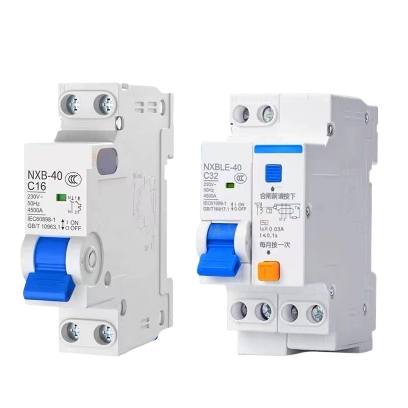 MCB DPN NXB-40 disyuntor compacto de alta resistencia magnética 25A y 220V 2