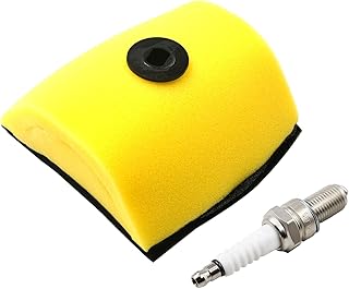 OuYi Motorcycle Air Filter 17213-KPS-900 & Spark Plug Compatible with Honda CRF150F 2003-2017 CRF230F 2003-2019