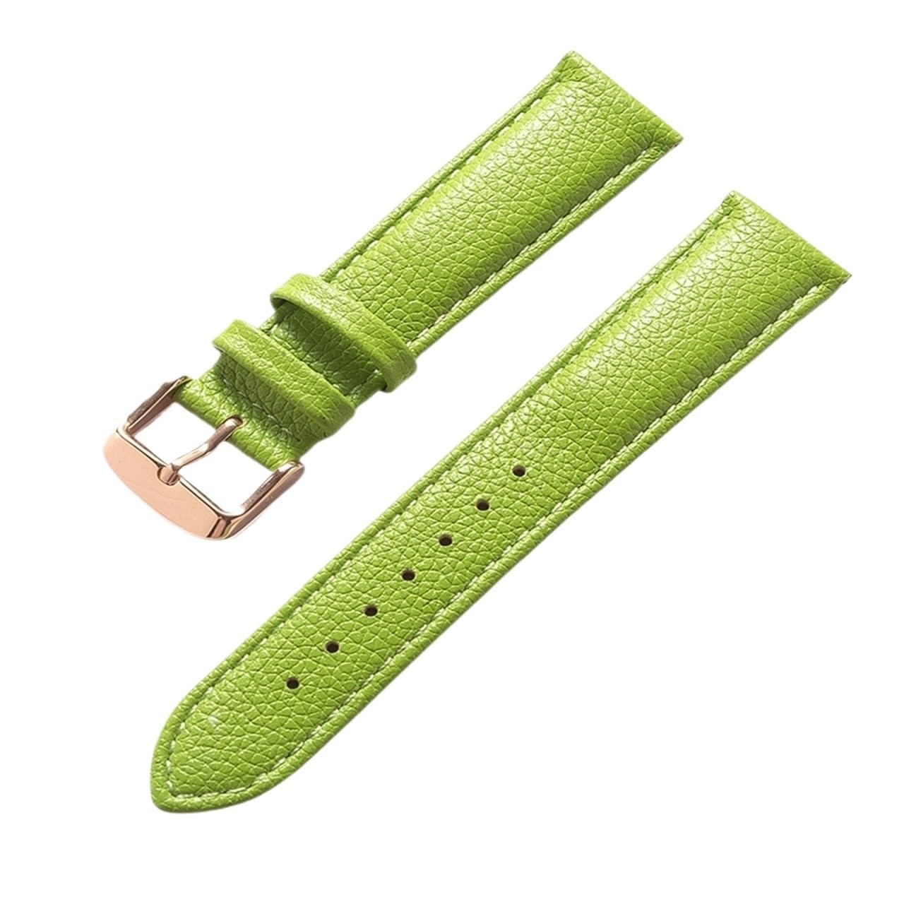 INEOUT Bracelet En Cuir Souple À Motif De Litchi Bracelet En Cuir For Femmes 16mm18mm20mm22mm Accessoires For Bracelet De Montre