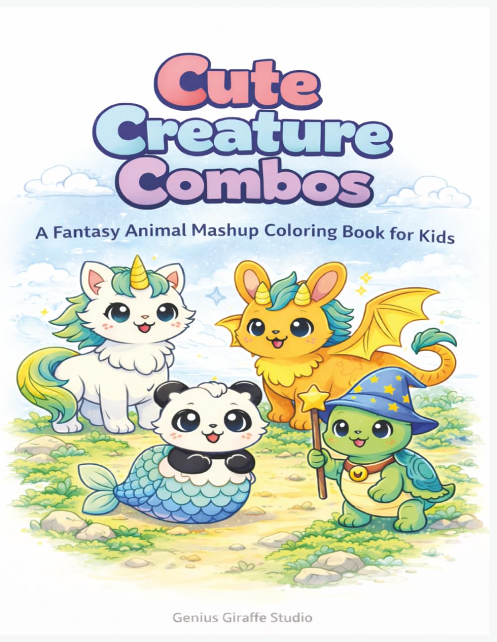 Cute Creature Combos: A Fantasy Animal Mashup Coloring Book For Kids