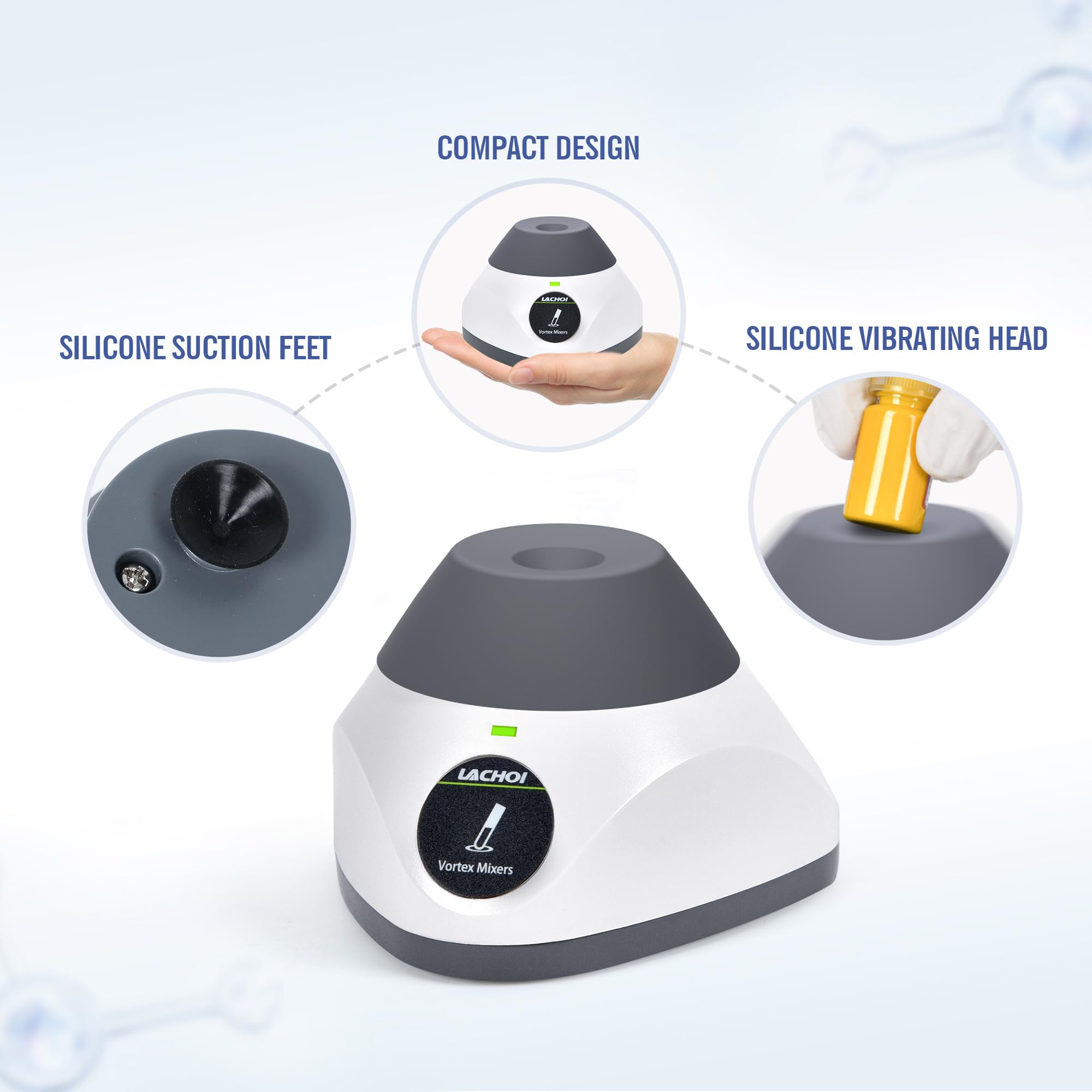 Mini Vortex Mixer - 3500RPM for Labs & Crafts -3