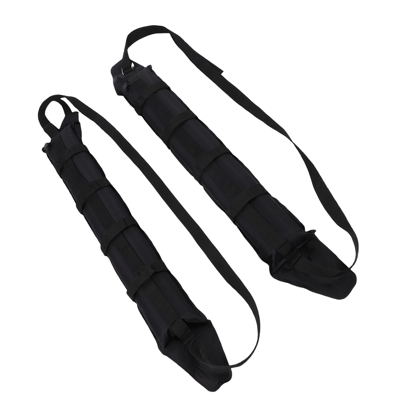 Ausla Dachträgerpolster, Weicher Nylon-Dachträger, 80 Kg Belastbar, mit Verstellbaren Nockenschnallengurten, Schnelle Installation für Surfbretter, Kajaks und Wassersportausrüstung in Autos und SUVs