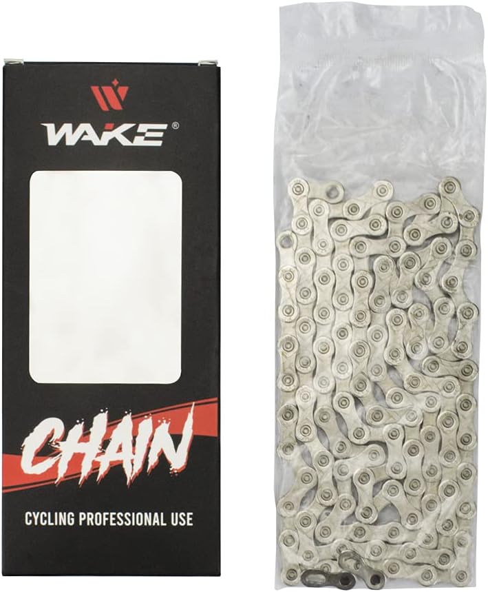 CYSKY 6/7/8/9/10/11/12 Speed Bike Chain 116 Links Steel High Strength Bike Derailleur Chains for 6/7/8/9/11/12-Gear Road Mountain Bicycle Compatible with Shimano/KMC/Campagnolo/SRAM