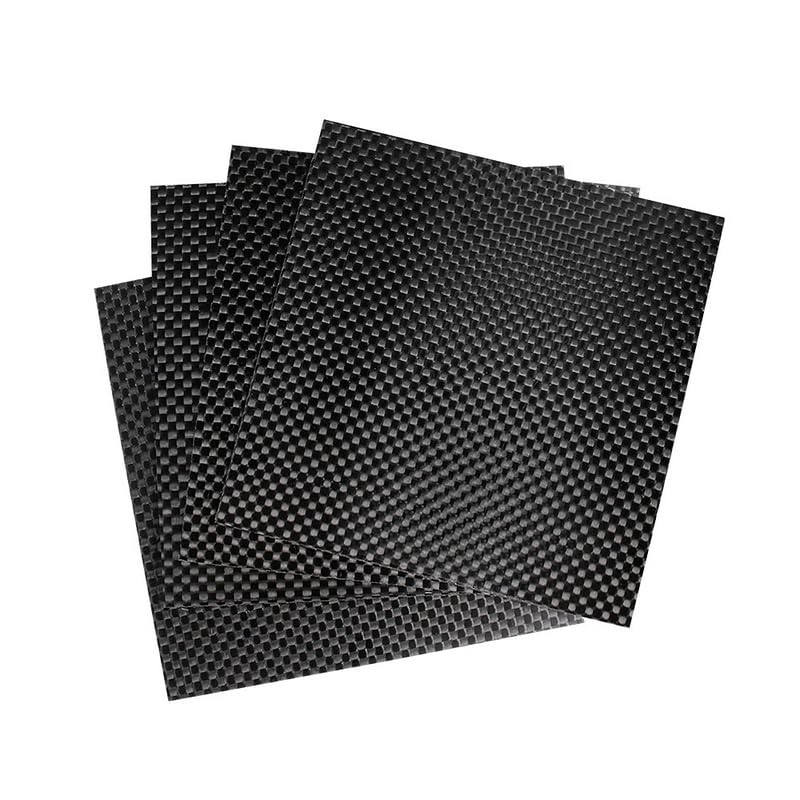 1PCS 200X300MM Thickness 1-5MM Matt Surface Carbon Fiber Board Twill Plain Carbon Fiber Plate Carbon Fiber Panel Board (3MM, Twill)