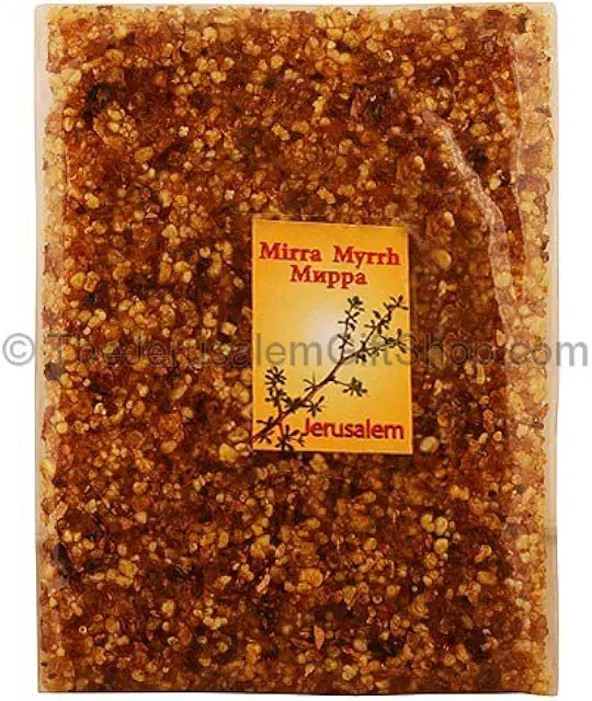 Terre Sainte Myrrh Incense 100% Natural Jerusalem Fragrance 100g