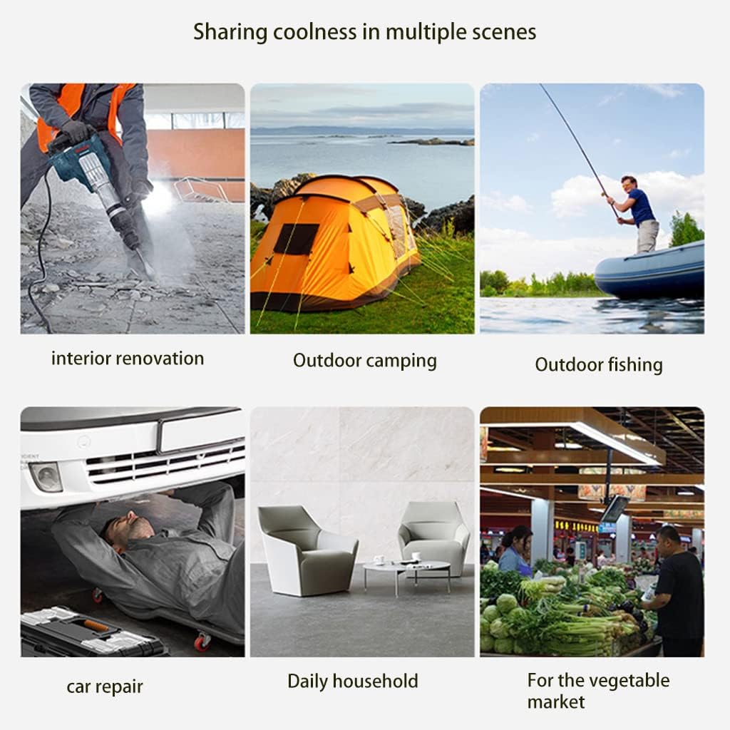 Rotation USB Battery Multi Purpose Table Fan Rechargeable Battery Powered Industrial Fan With Table Lamp