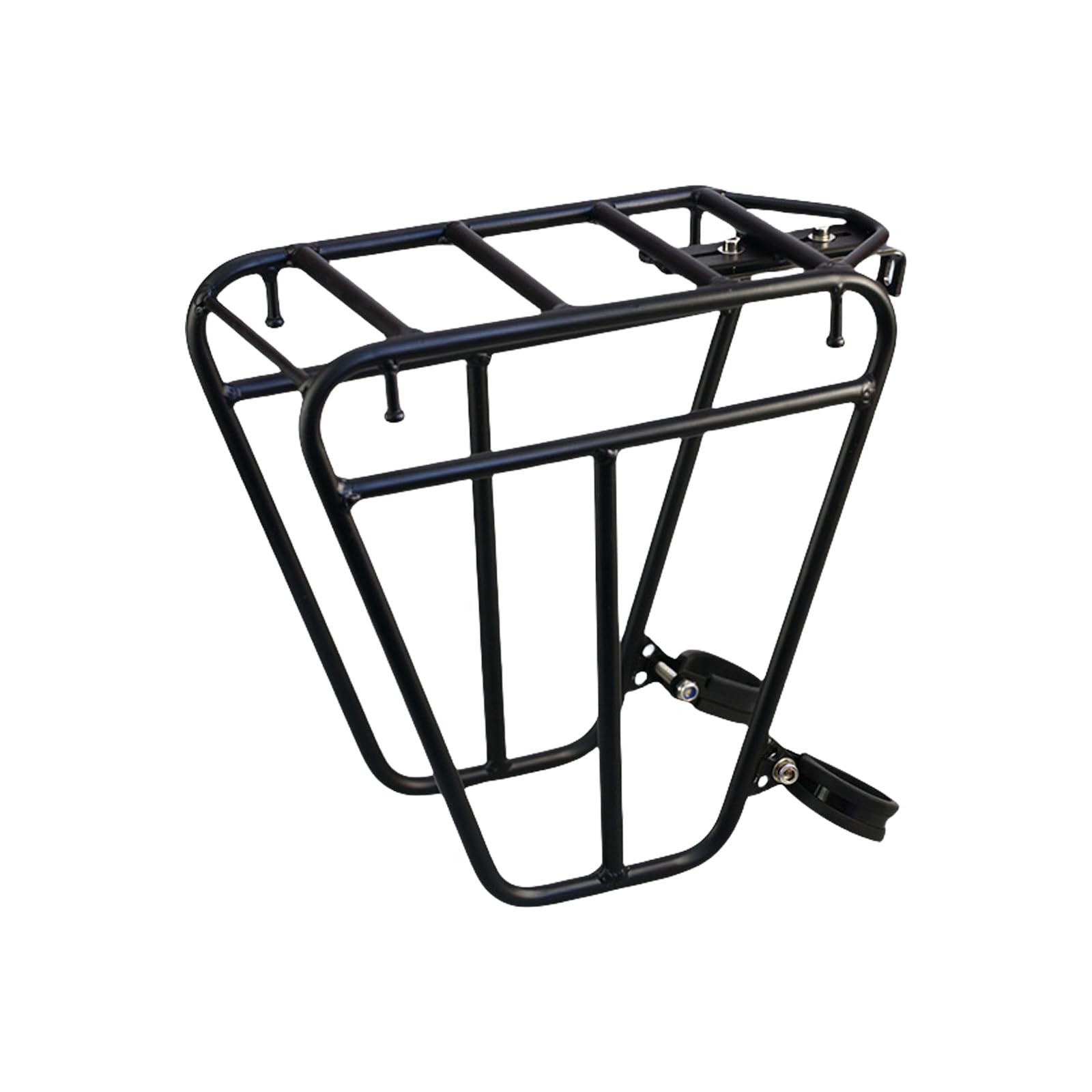 Shurhome Light Weight Metal Front Rack Bicycles Front Fork Rack Mountain Bike Front Rack for Carrying Cargo On Rough Terrain