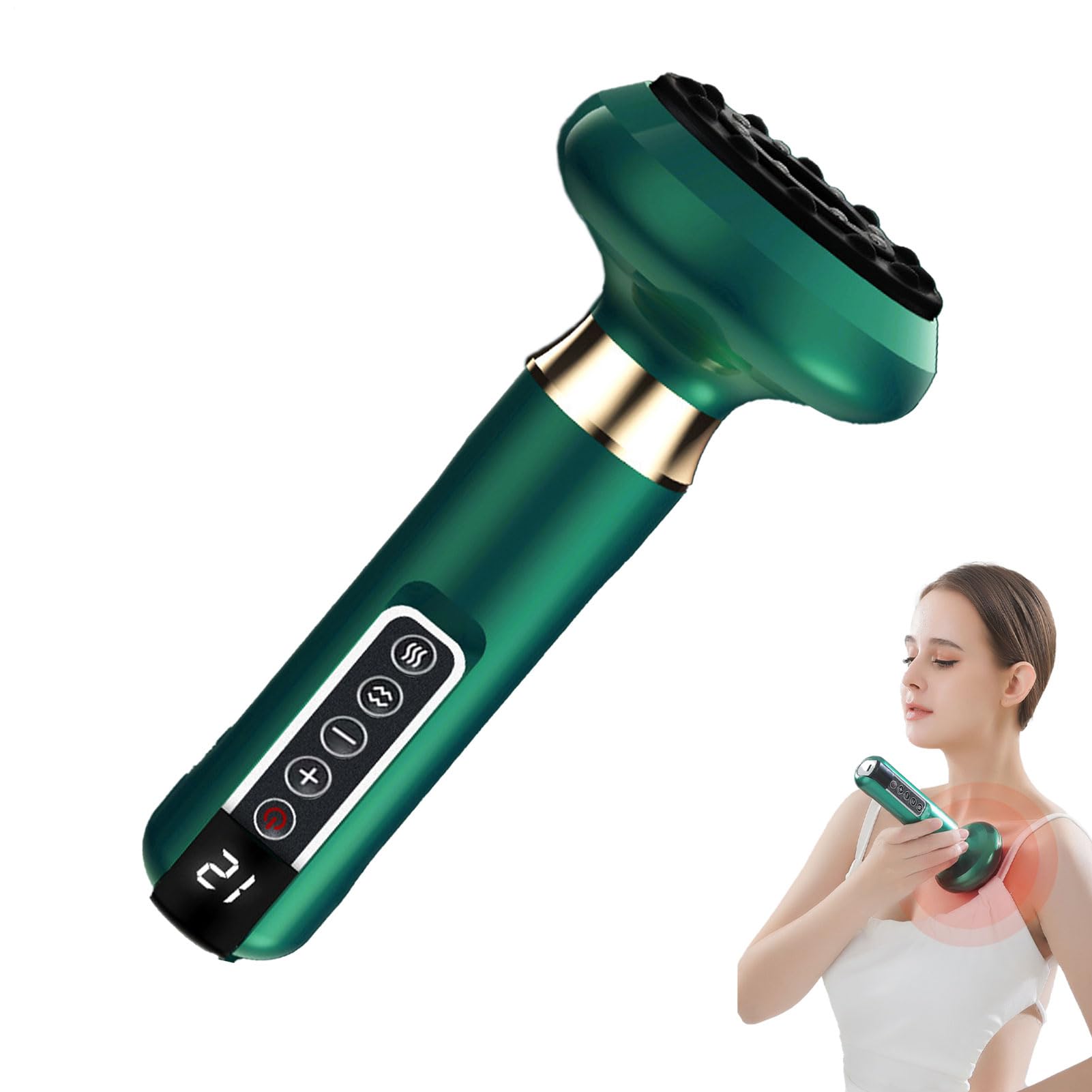 Bluile Cellulite Massager, 12 Levels Adjustable Cellulite Massager, Massager, Handheld Cellulite Massager, Bluile Massager for Belly, Waist, HIPS, Arms, Legs