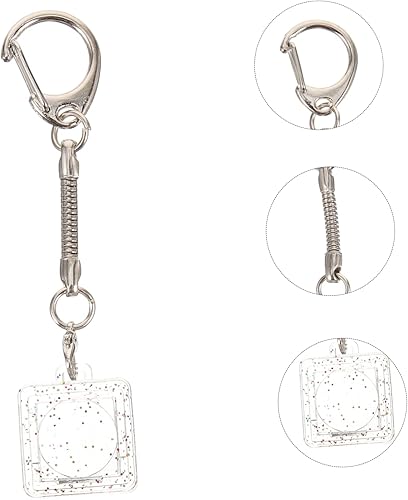 Miniatura 7 de Toyvian 2 Sets Mechanical Switch Key Wallet for Keys Music Keyboard Metal Keychain Plastic Metal Key Chain Key