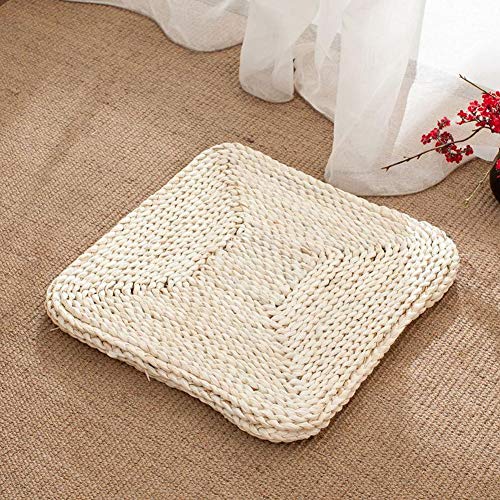 Coussin de sol carré style tatami idéal pour aménager un balcon cosy