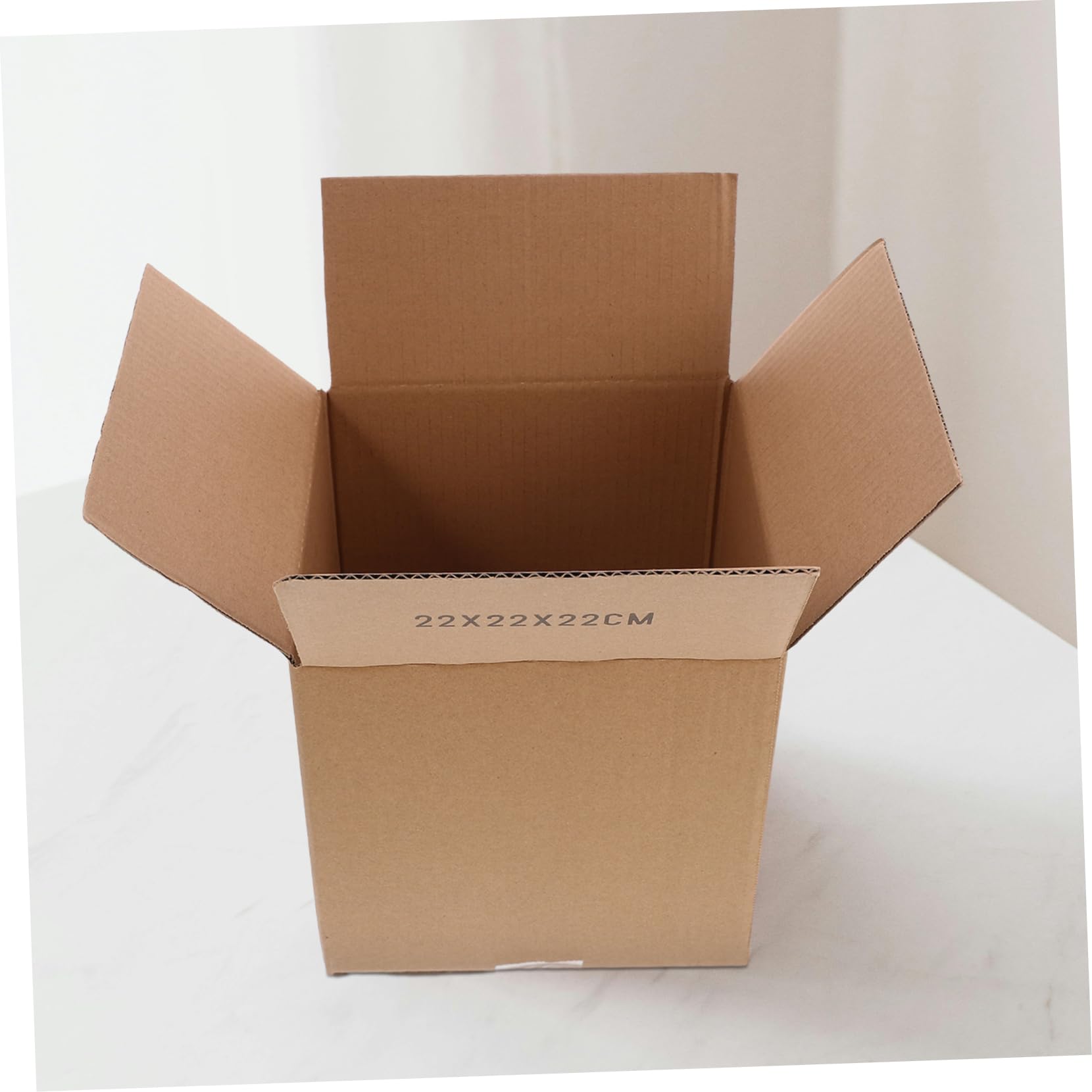 Gadpiparty Stabile Quadratische Umzugskartons aus Brauner Dicker Pappe 5 Stück Packung Verpackungsmaterialien für Bücher und Bastelarbeiten zum Sicheren Verpacken und Transportieren