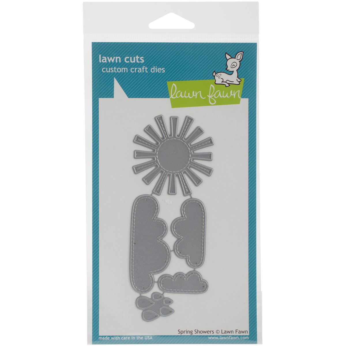 Lawn Fawn Cuts Spring Showers Universal Custom Craft Cutting Dies LF657