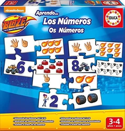 Educa - Blaze - Los Números, Juego Educativo Borrás 16992