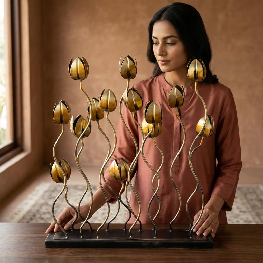 Vedas Exports Multicolor Flower Decor Showpiece -7 Vedas Exports Multicolor Flower Decor Showpiece -7