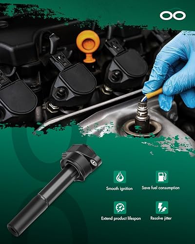 Vista 2035 de SCITOO 1 bobinas de encendido con 4 bujías de iridio para Chevrolet 2011-2015 Cruze 1.4L 2016 Cruze Limited 1.4L 2012-2020 Sonic 1.4L 2013-2021 Trax