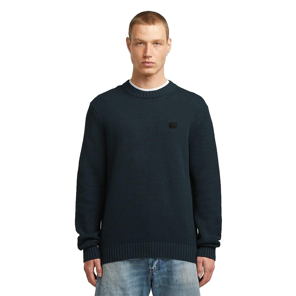G-STAR Herren Honey Comb Structure r Knit