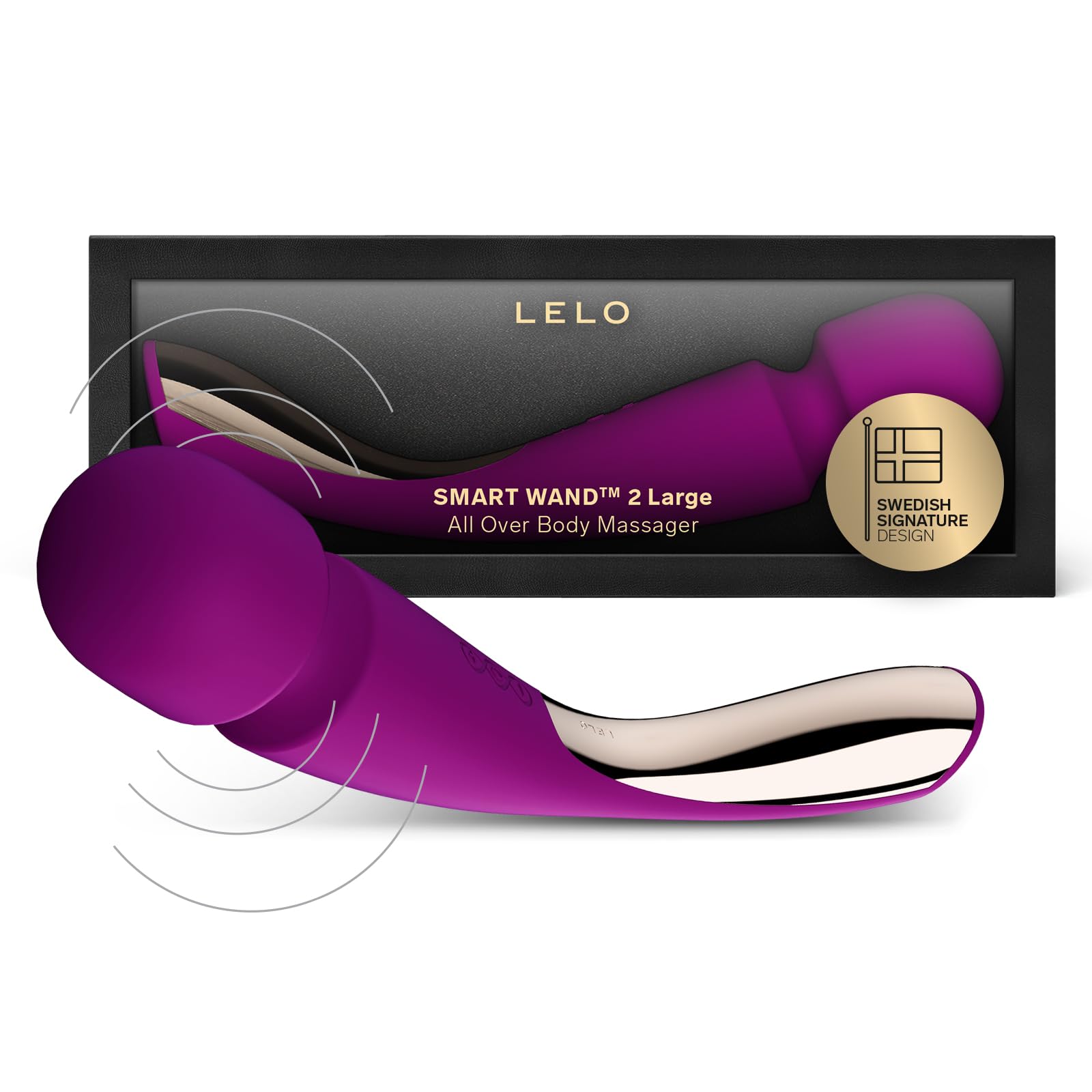 LELO SMART Wand 2 Large in Deep Rose color