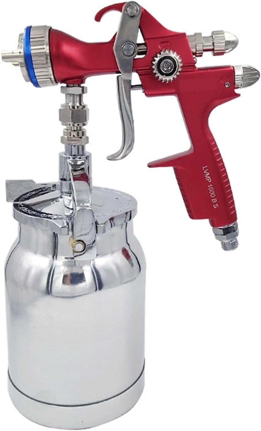 Spray Gun Automobile Topcoat Spray Gun Sheet Metal Paint Gun High Atomization Pneumatic Spraying Pneumatic Tools(Diameter 1.7mm)