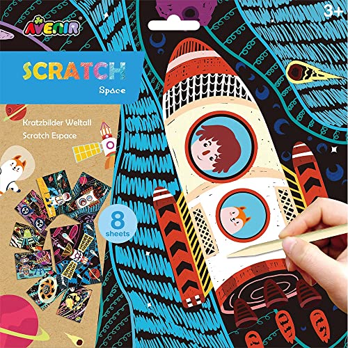 Preisvergleich Produktbild AVENIR 6301678 Scratch Boys Space, Mehrfarbig