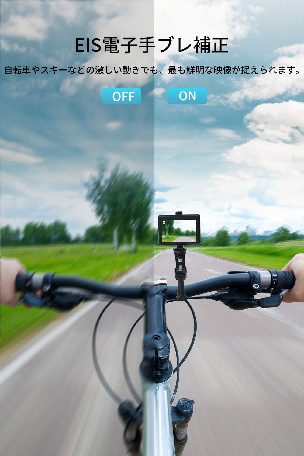 Amazon | AKASO アクションカメラ V50X，4K30fps 20MP 64GB microSD