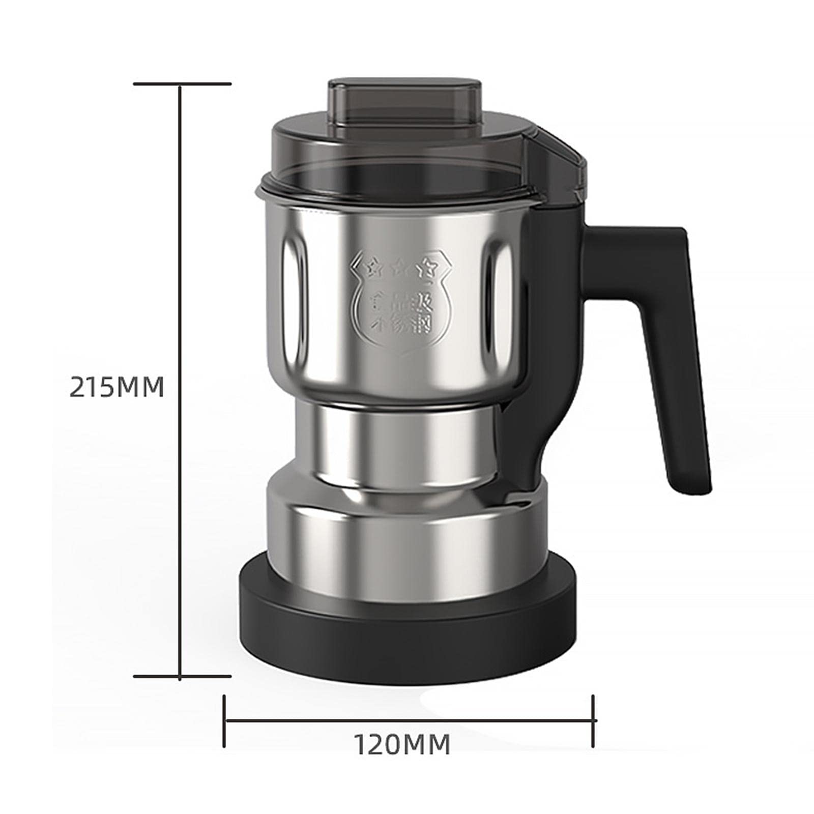 Molinillo de Café Eléctrico para Cocina Molienda Eficiente de Granos Semillas Especias Y Café en Material Resistente con Diseño Compacto Adecuado para, Cepillo Tamiz 3 Cuchillas, Individual