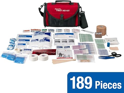 Miniatura 3 de 24/7 First Aid Coaches' First Aid Kit, Sports First Aid Kit Duffel Bag for Basketball, Baseball, Football, Volleyball, and Soccer Coaches, 189 Pieces