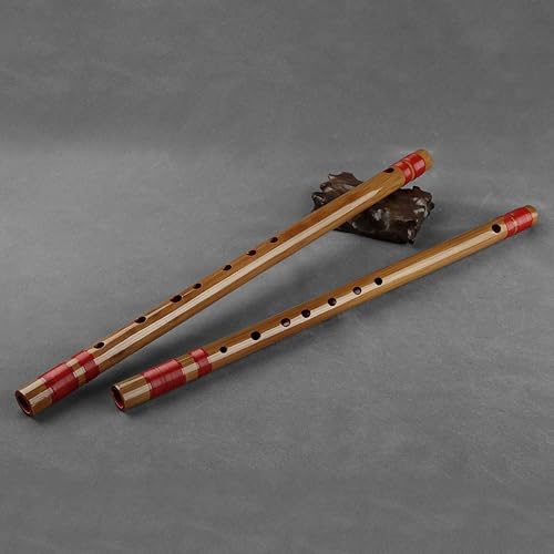 Miniatura 3 de Japanese Shinobue Flute 78 Hon Handmade Bamboo Flute Musical Instrument (8Hon with Red Line)