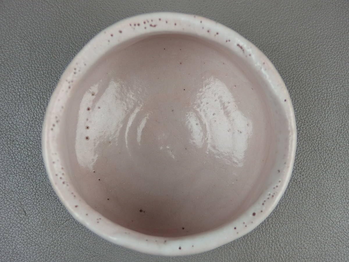 志野焼、佐藤重造作、抹茶茶碗 茶道具 茶碗 茶碗 志野 卯花垣写 佐藤重造 桐箱 : 新古茶道具