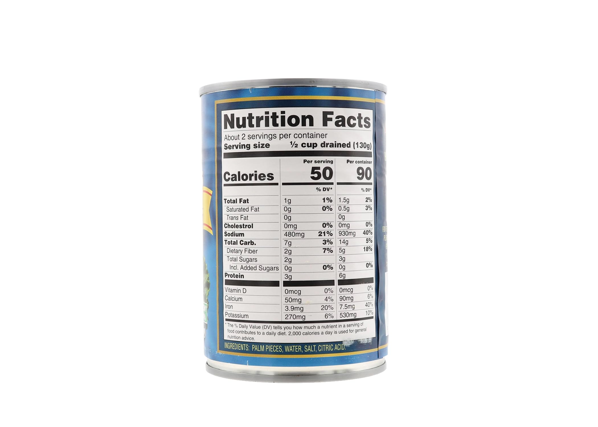 MW Polar Hearts of Palm, Salad Cut 14.1oz (Pack of 12)