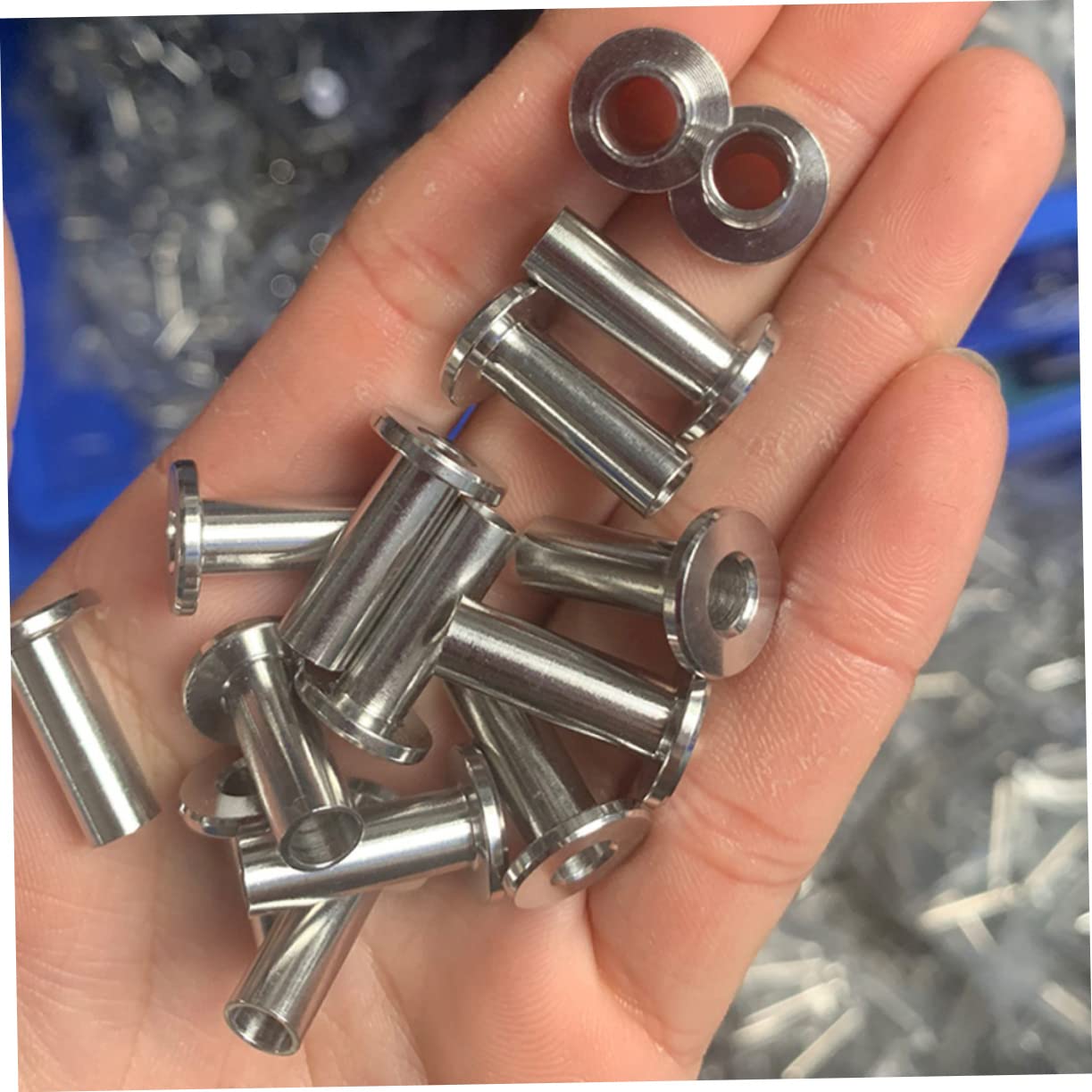 Veemoon Wire Railing Kit 80pcs Stainless Steel Cable Protectors Deck Sleeves Drill Bit for Easy Installation