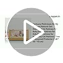 Image of Centuary Mattresses Beddy Blossom,Natural Coir Mattress,Crib Mattress for Baby,Small Mattress for Kids,Firm Mattress for Kids,Baby Cot Mattress | Free Waterproof Protector (100 * 56 * 10 cm)
