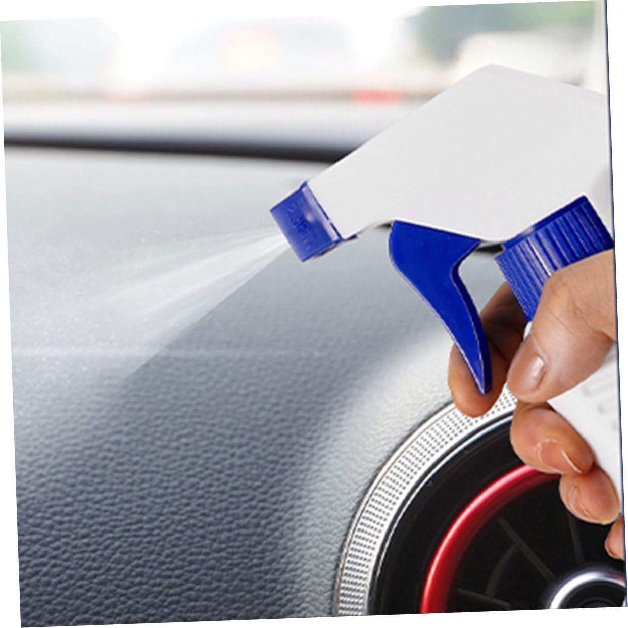 MAGICLULU Spray de Plástico Blanco de 500ml Paquete de 8 Botellas Diseño Ergonómico, Reutilizables para Limpieza para Uso Comercial y Doméstico