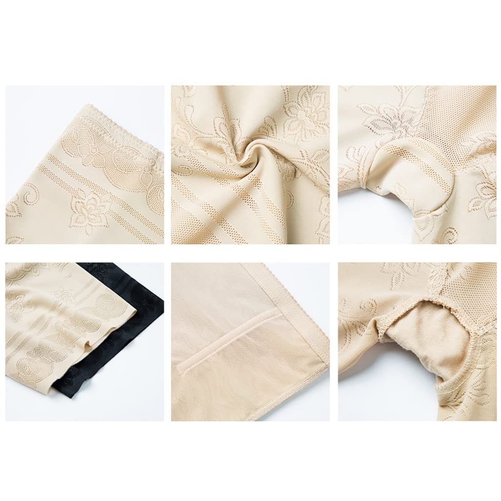 3 Pezzi Pantaloni Alla Moda per Modellare il Corpo Vita Corta con Cintura Jacquard per il Controllo Della Pancia Boxer a Vita Alta dopo il Parto