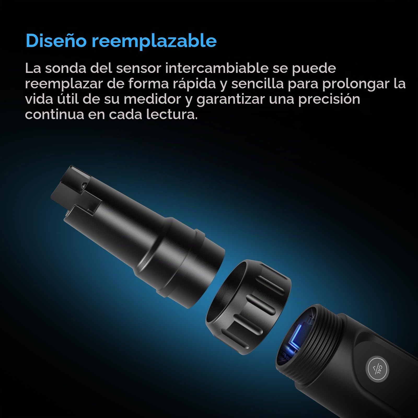 AC Infinity Kit de medidor de pH PRO, bolígrafo digital de alta precisión con precisión de pH de ± 0.01 y sonda intercambiable, medidor de pH de prueba de nutrientes para plantas hidropónicas de agua,