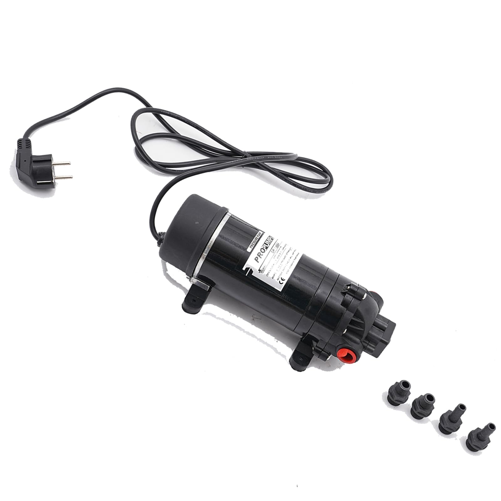 Pompe à eau 220 V 160 psi auto-amorçante DP-160 m Pompe haute pression Pompe à membrane 5,5 l/min 0,55 A Pompe à eau auto-amorçante