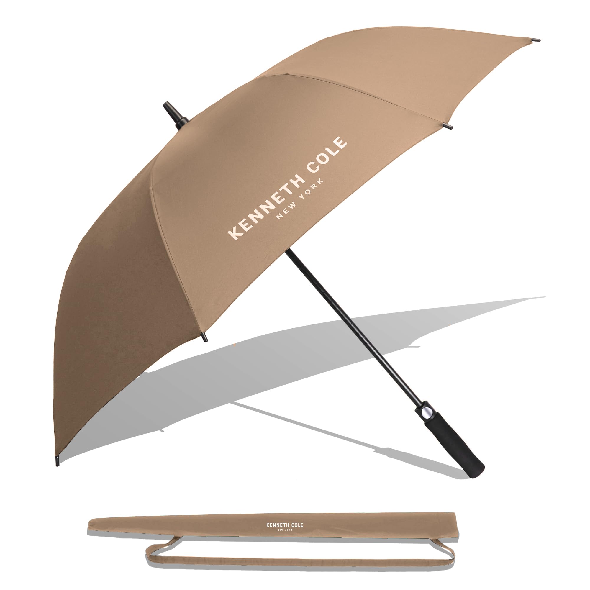 KENNETH COLE New York UV Protection Unisex Auto Open Umbrella Use for Rain, Monsoon, Sunlight, Windproof Automatic Umbrellas for Men and Women |Travel...