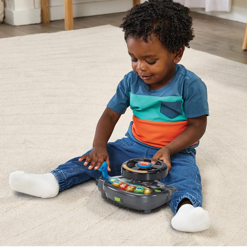 VTech - Super Traktor Magi Rasenmäher grün – Rutschauto Baby 3 in 1 – Traktor Rasenmäher Kinder – Skalierbares Spiel – Spielzeug zur Erziehung und Motorik für Kinder – Geschenk für Babys ab 1 Jahr