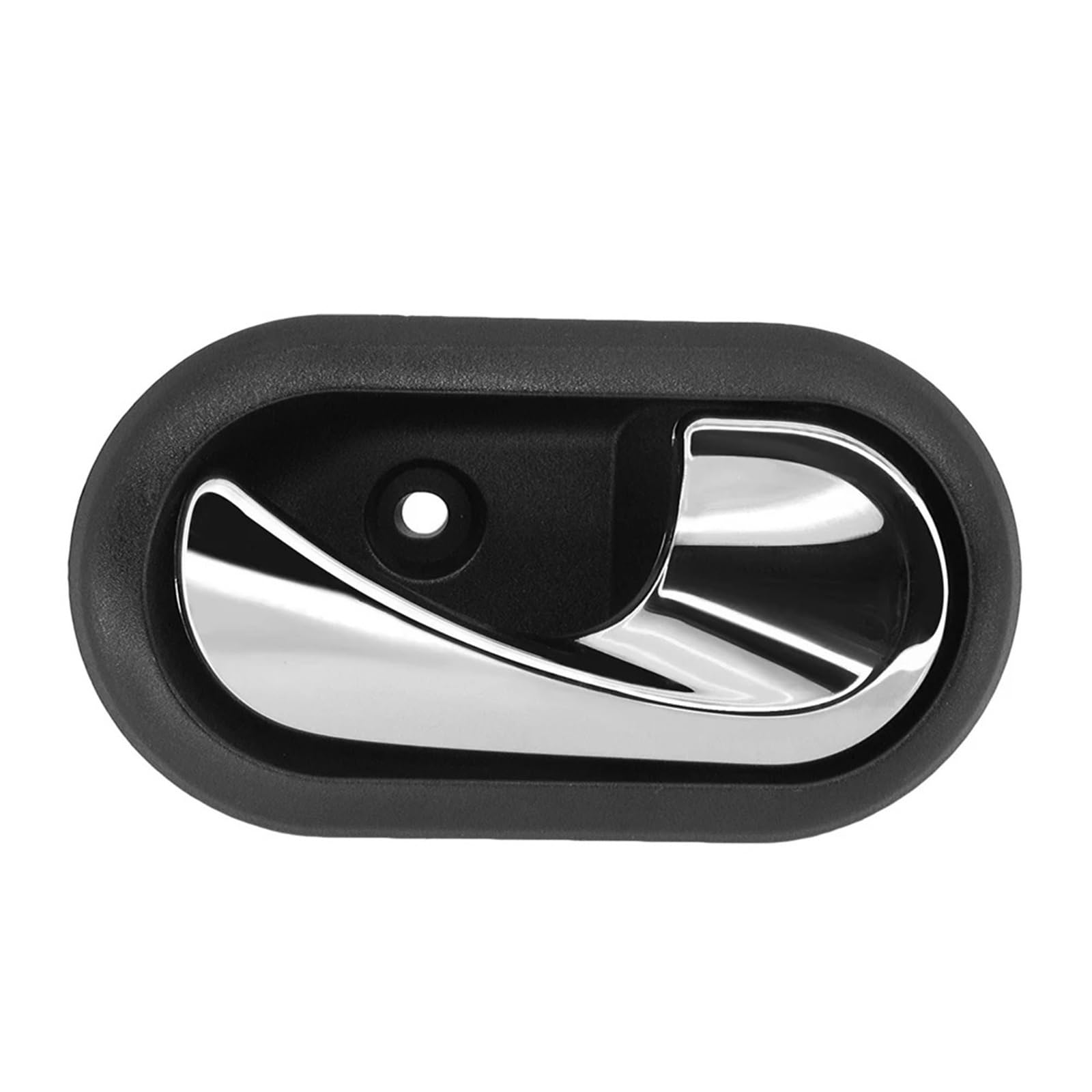 Ouokchm Car Interior Door Handle for Dacia 2012-2015 1PC Car Interior Inside Door Handle Driver Passenger Chrome Left Right(Right)