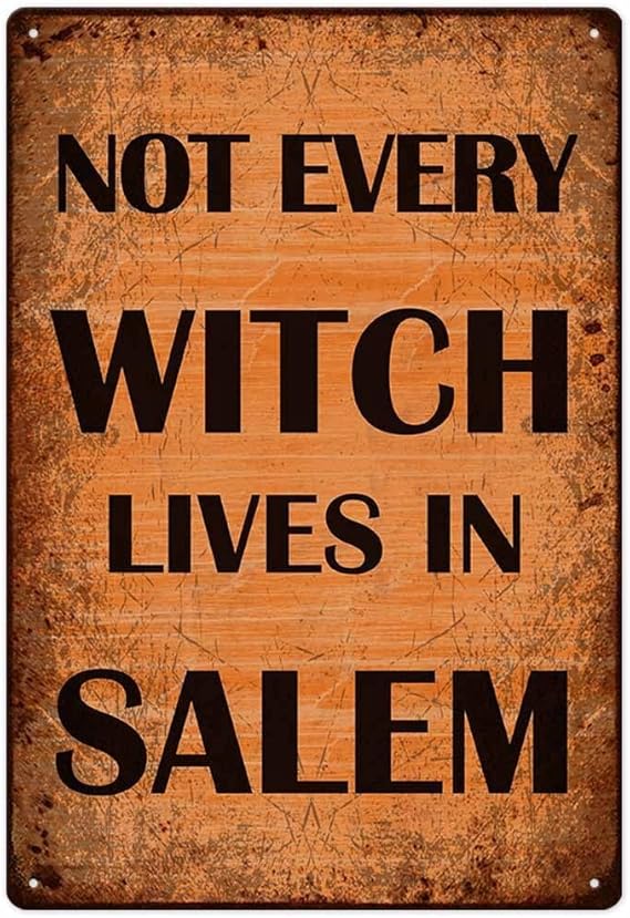 Amazon.com : Halloween Decorations, Not Every Witch Lives In Salem ...