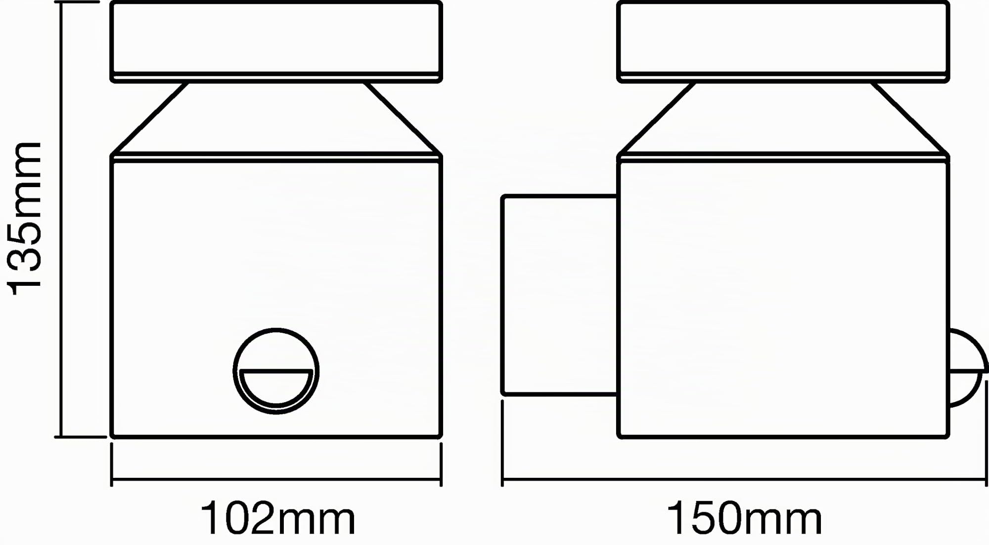 Ledvance LED Wand- Und Deckenleuchte, Leuchte Für AuÃŸenanwendungen, Intergrierter Bewegungssensor, Tag-Nacht-Sensor, WarmweiÃŸ, 150,0 Mm X 102,0 Mm X 135,0 Mm, ENDURA STYLE CYLINDER