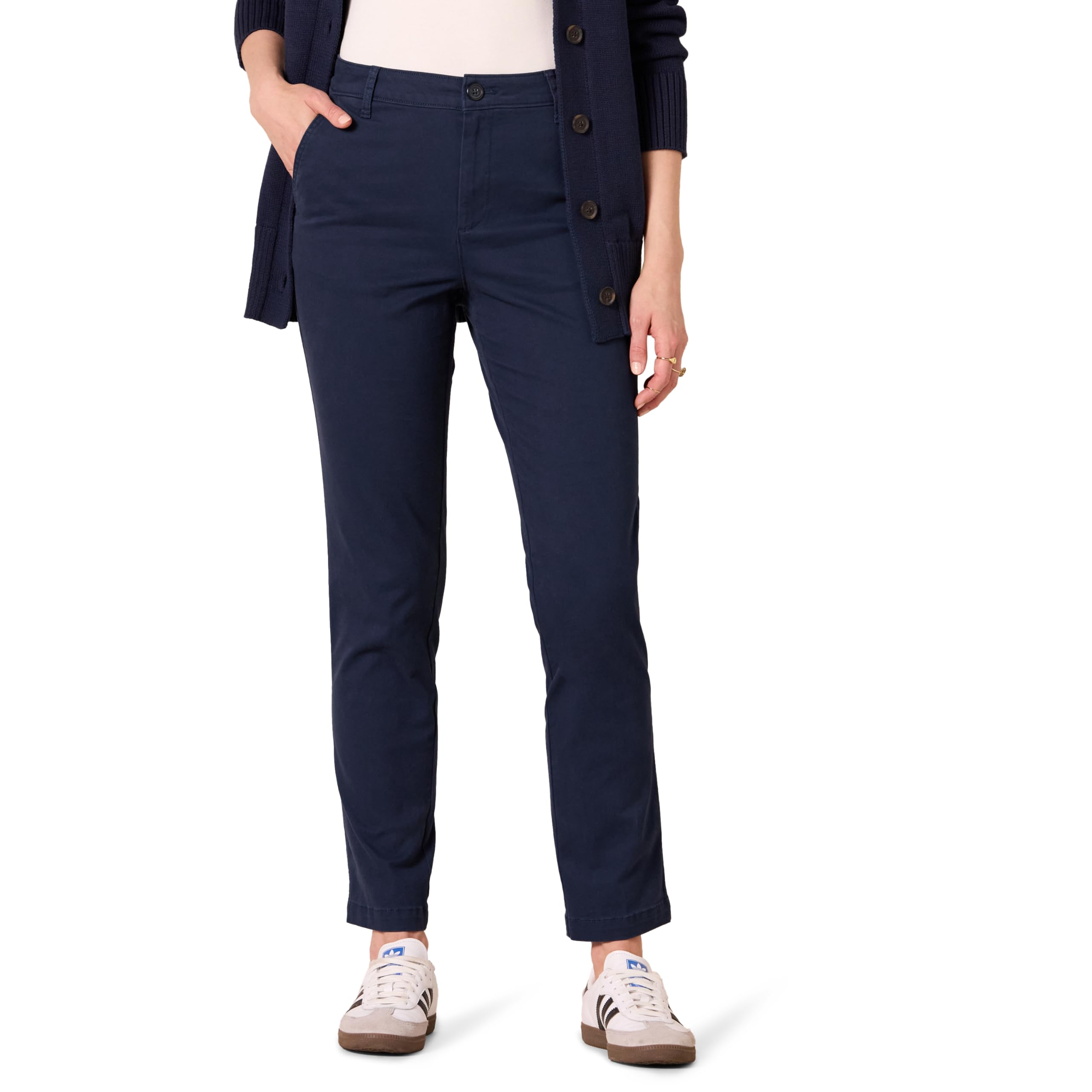 Amazon Essentials Women's High-Rise Straight-Leg Pant