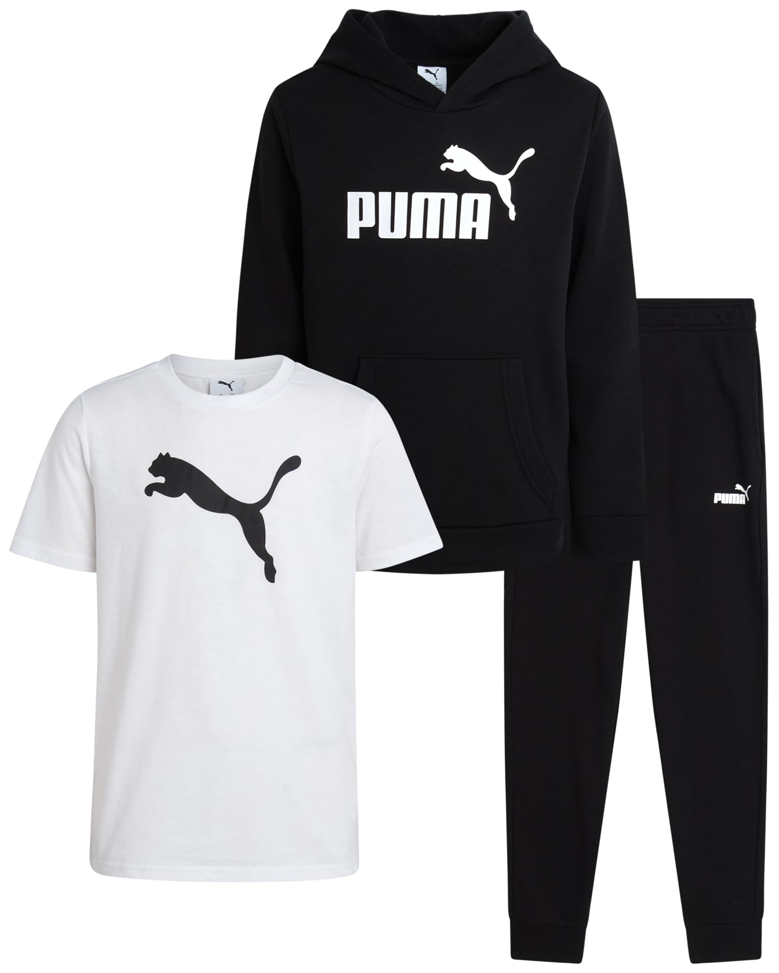 PUMA Jungen B Fleece Jogset 3pc Athletic (3er Pack)