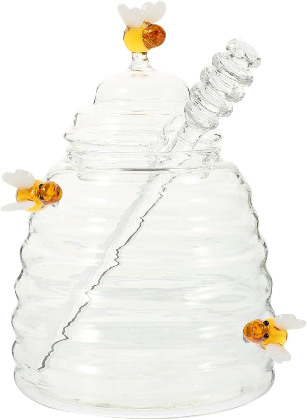 1 Set Sugar and Kitchen Containers X Jar Bottle Jam Crystal of Household Seasoning Lid for Food Airtight Condiment Decorative Rod Honeycomb Small Glass Home Container Sti