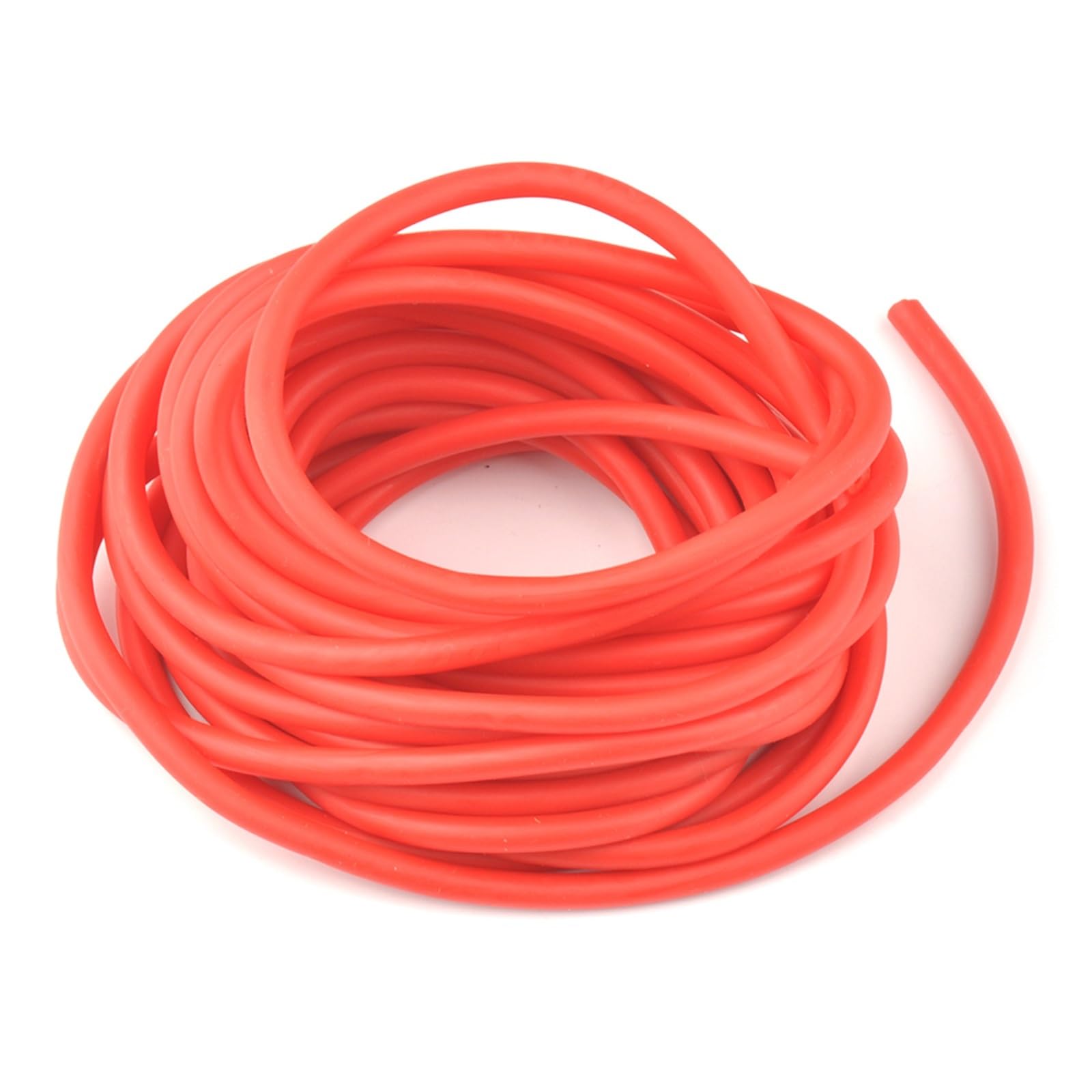flexiable rubber Outdoor Natural Latex Rubber Tube Stretch Elastic Replacement Band Sling Rubber 5mm x 5 meter 10 meter drain elastic (Color : 10 meter Red)