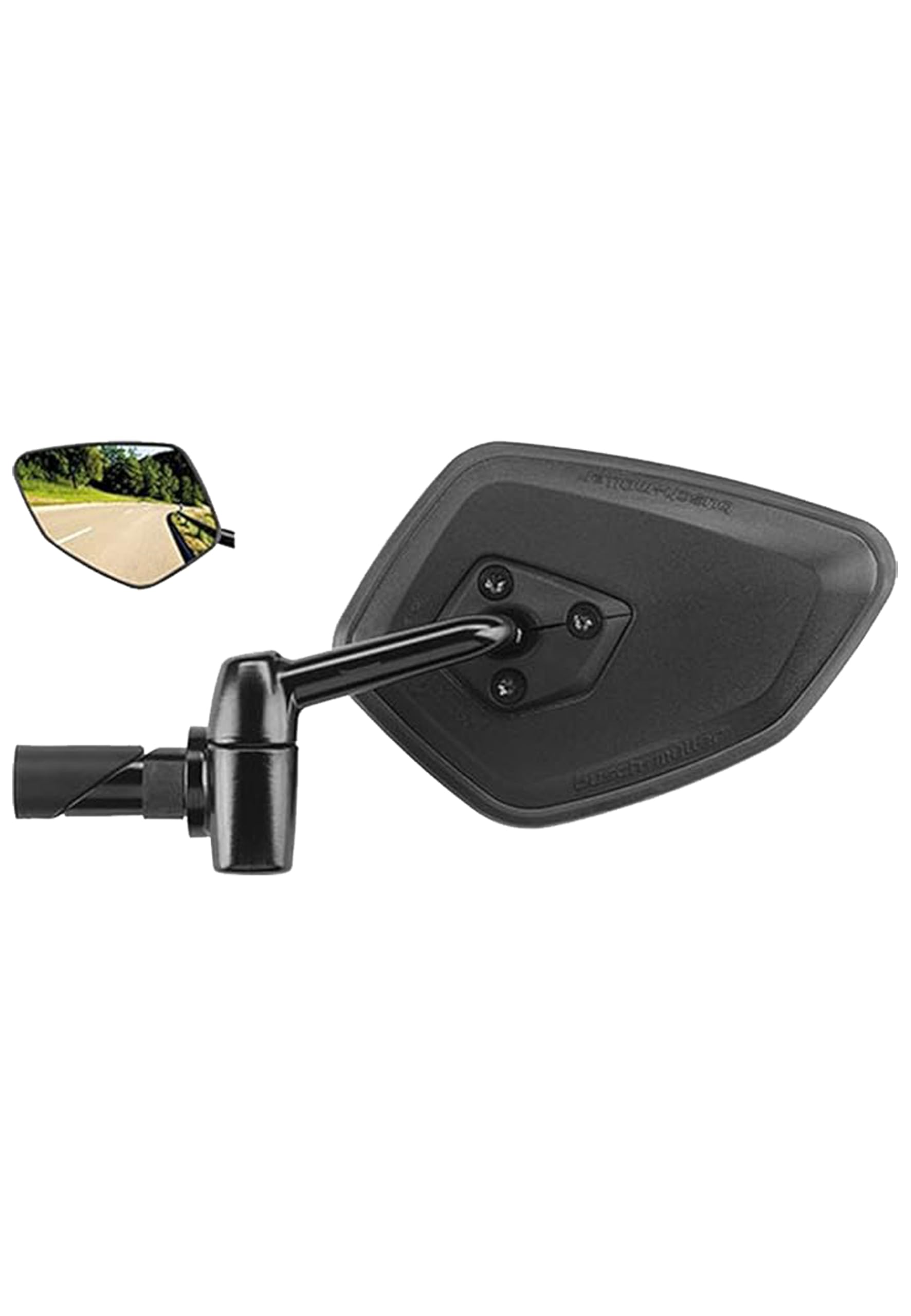 Busch & Müller Unisex – Erwachsene 913 Cycle Star E Rückspiegel, rear, Schwarz, Einheitsgröße