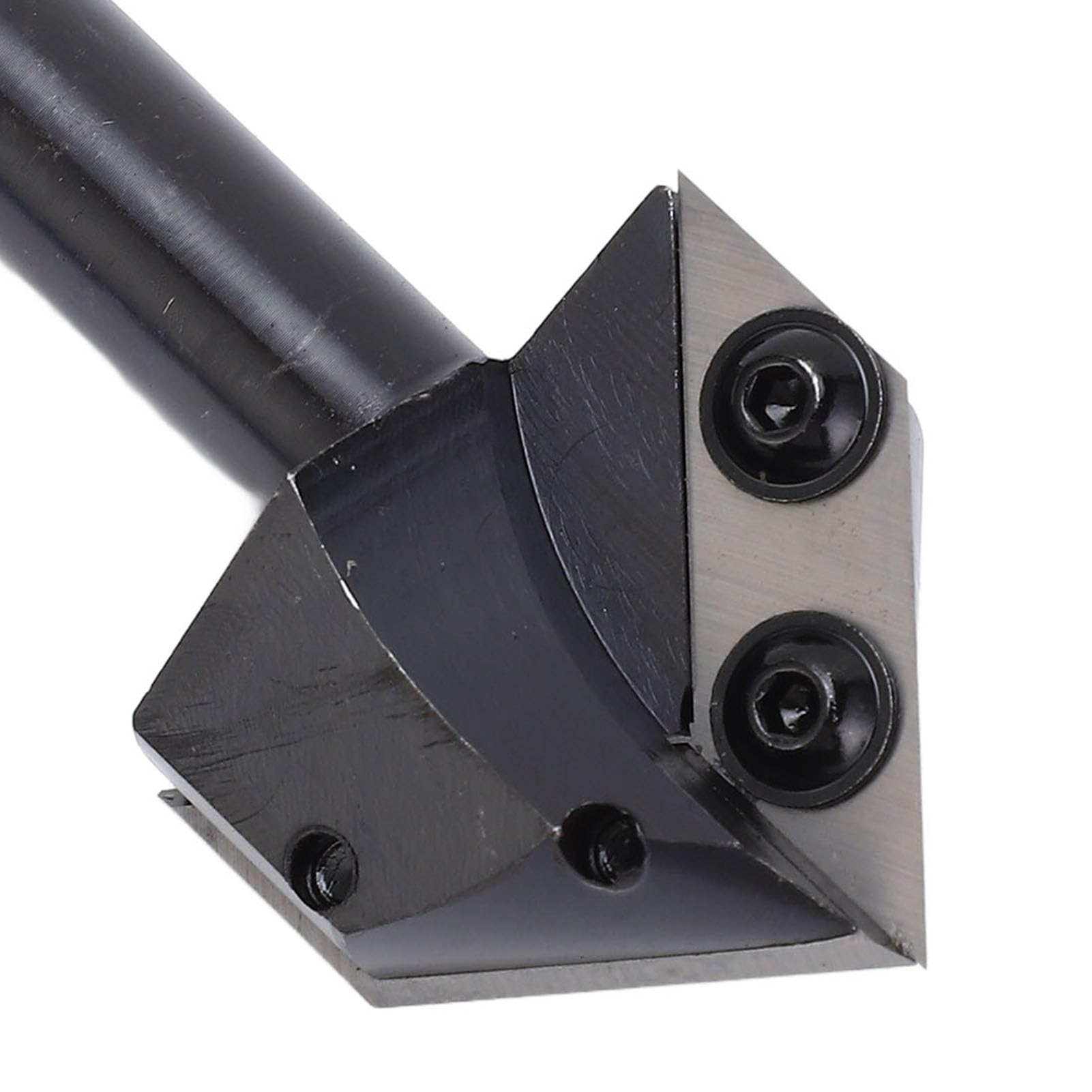 Fresa a intaglio a V con inserto in carburo di tungsteno a 90 e 120 gradi, fresa per router a gambo da 1/2 pollice per incisione e fresatura di scanalature nel legno, lunghezza